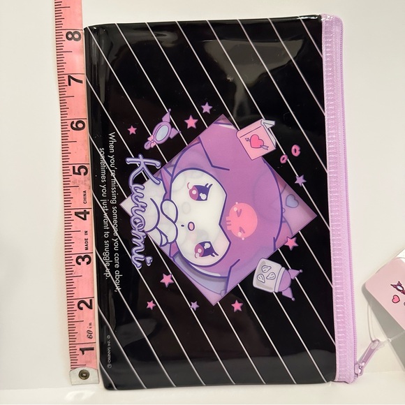 Kuromi Black and Purple Pouch - Picture 4 of 9